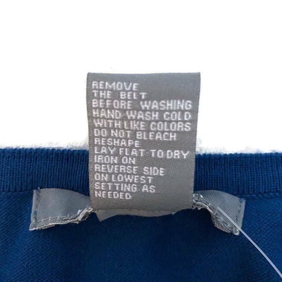 NY Collection Womens Sheath Dress Blue Color Block - Picture 5 of 6